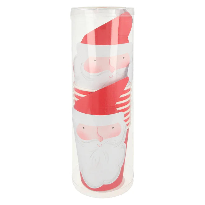 Jolly Santa Christmas Cups