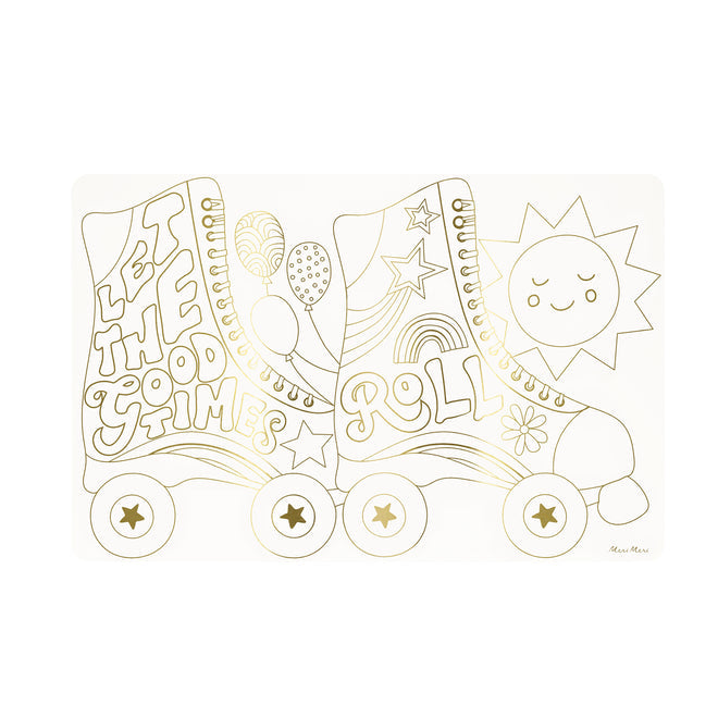 Happy Icons Colouring Placemats