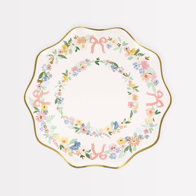 Elegant Floral Side Plates