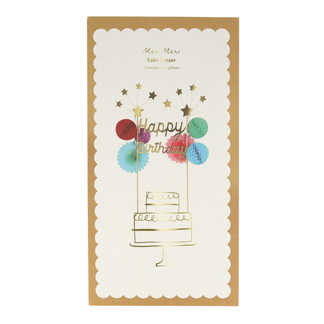 Happy Birthday Cake Topper