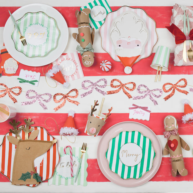 Christmas Striped Cups