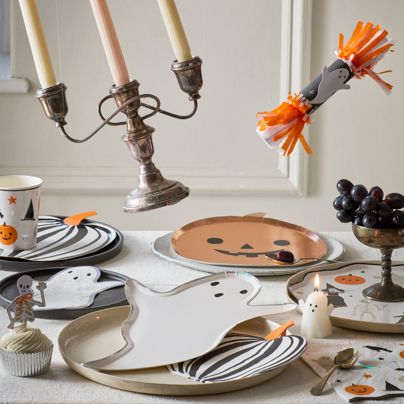 Stripe Pumpkin Napkins