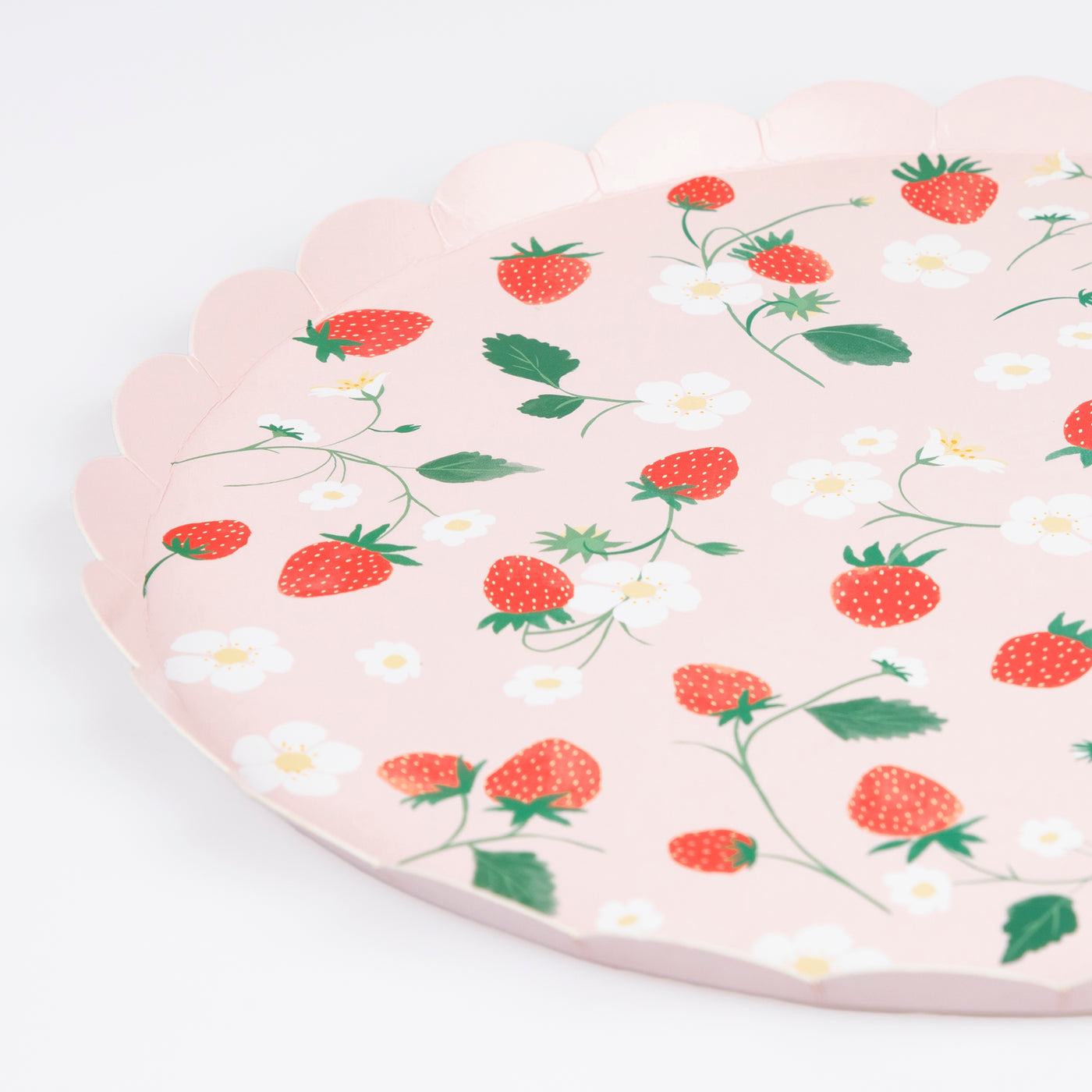 Strawberry Pattern Dinner Plates