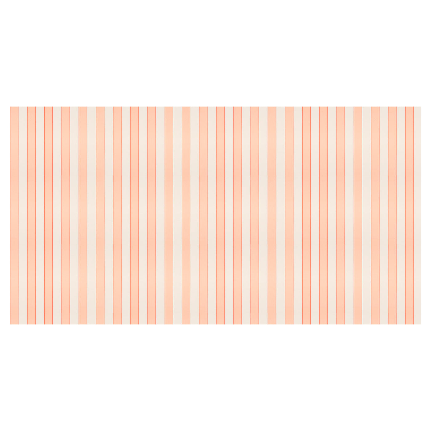 Peach Striped Tablecloth