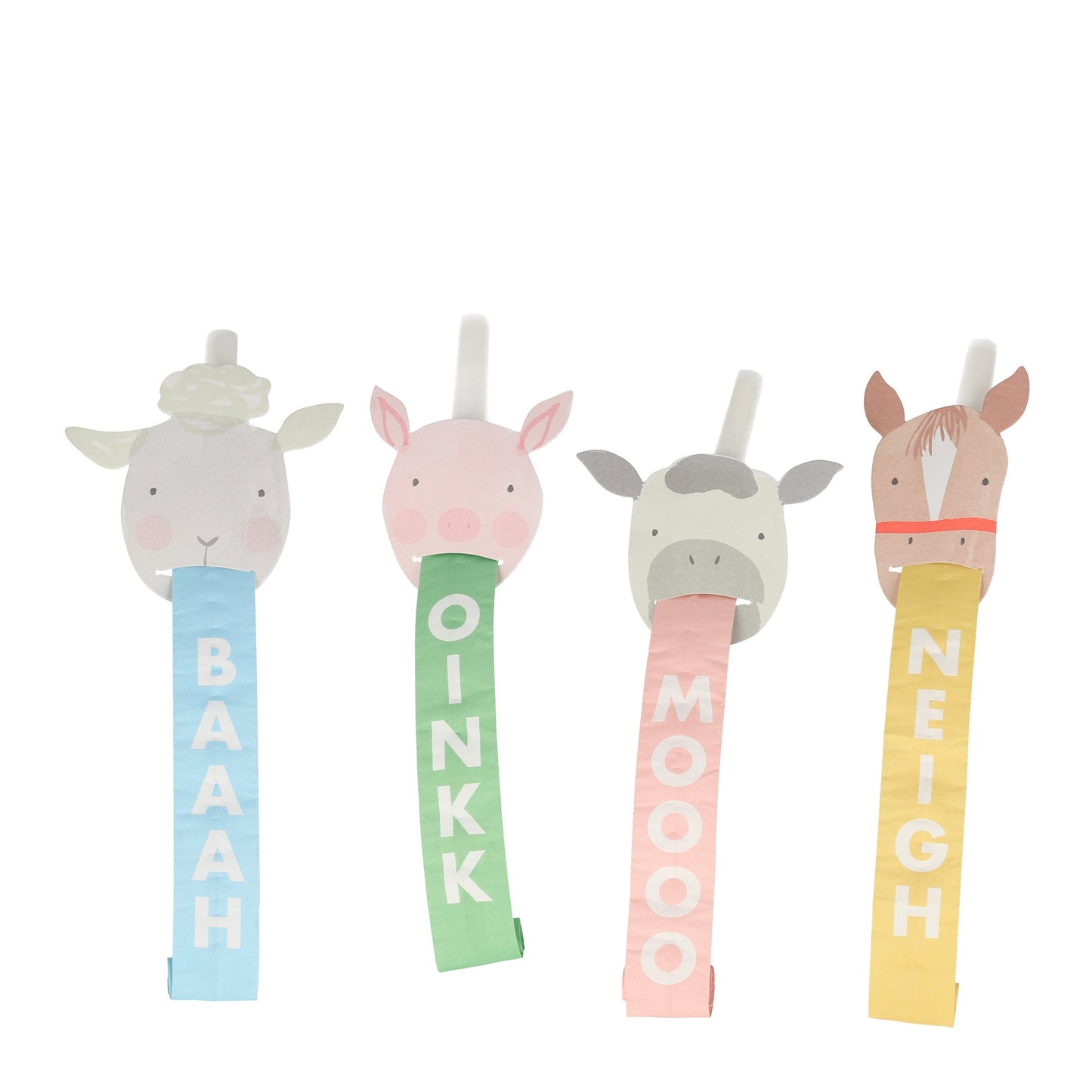 On the Farm Party Blowers