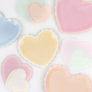 Pastel Heart Large Napkins