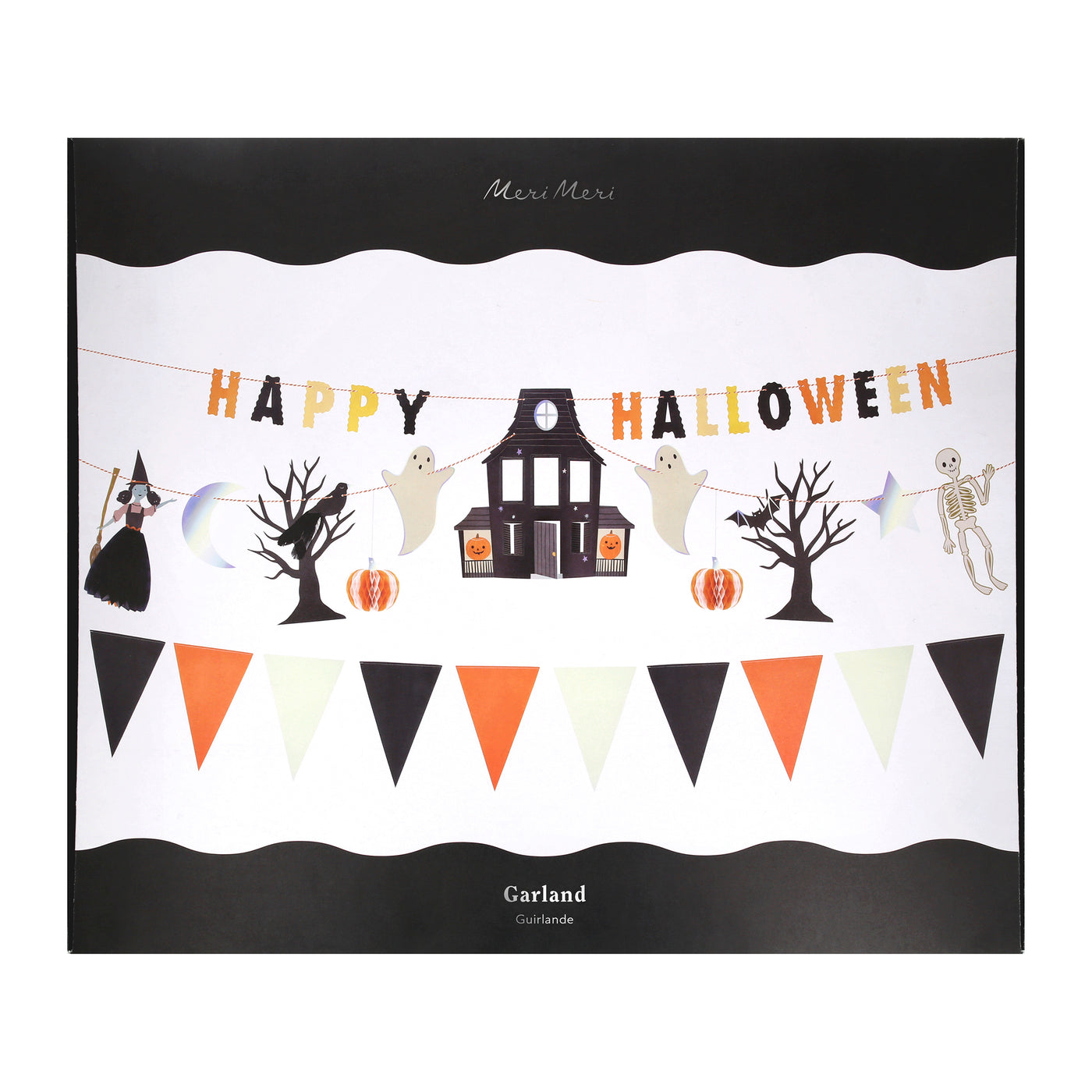 Happy Halloween Garland Set