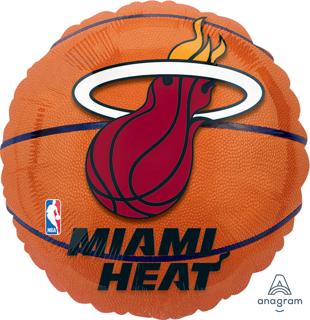 Miami Heat Basketball Balloon