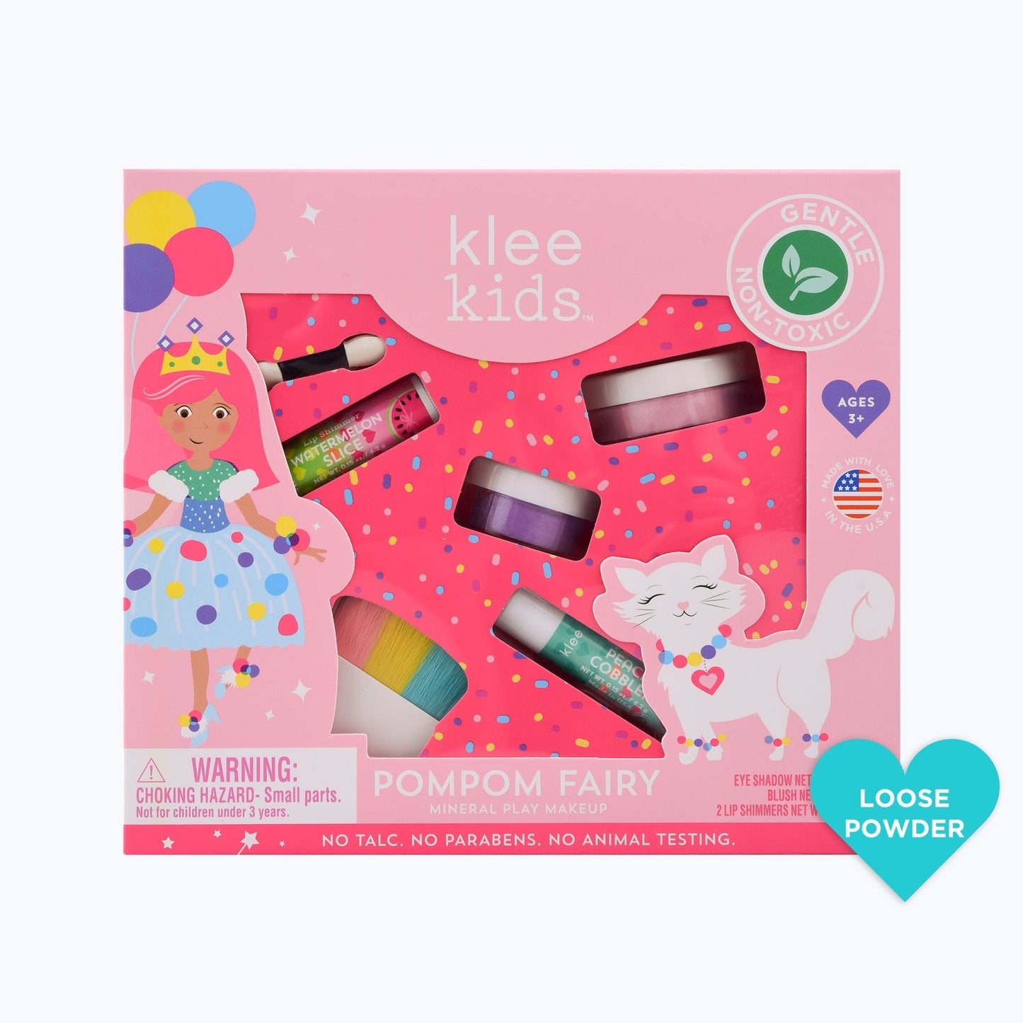 PomPom Fairy - Loose Powder Play Makeup Set