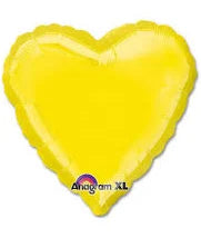 Metallic Yellow Standard Foil Balloon