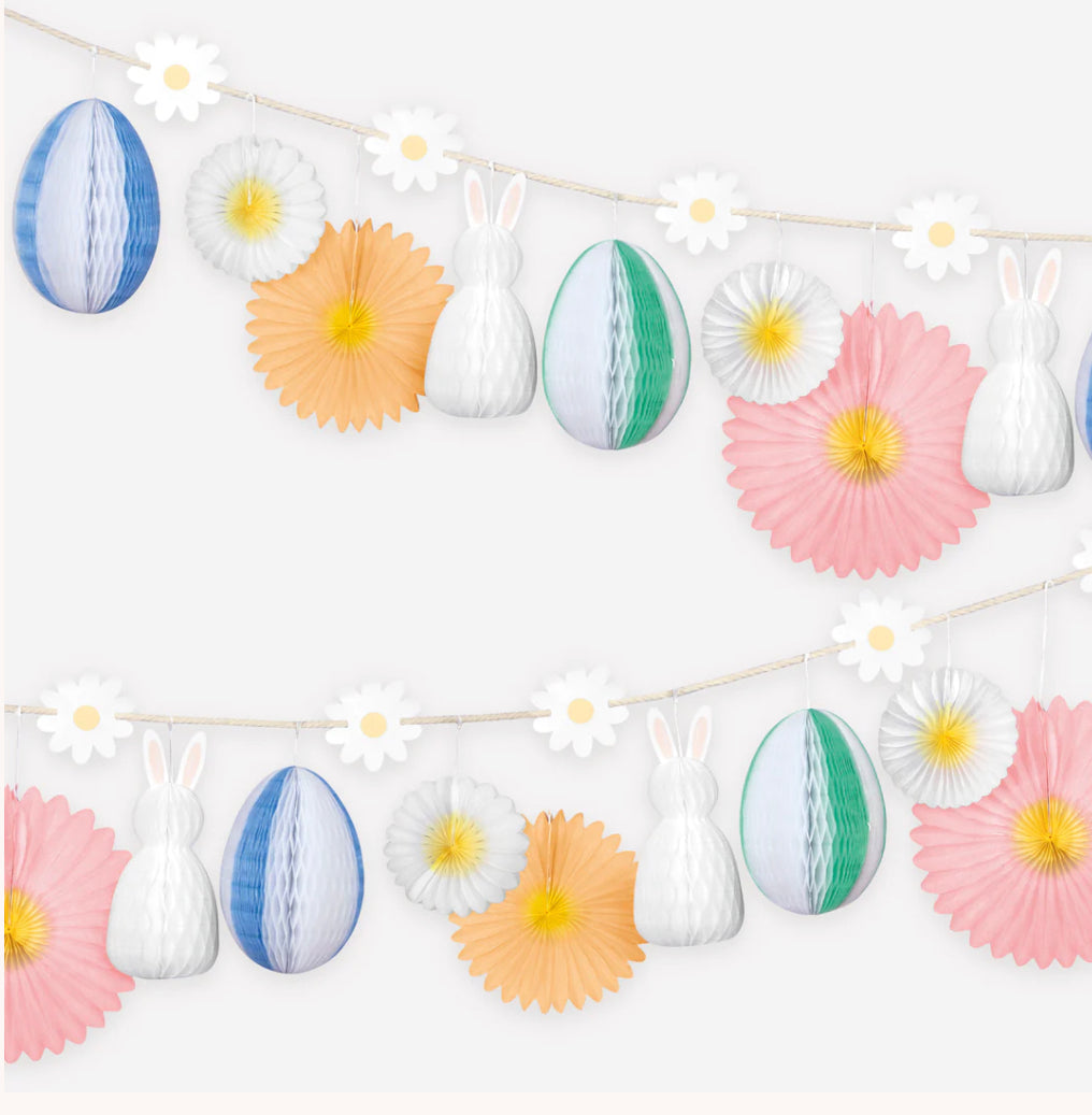 Bunny Honeycomb Garland