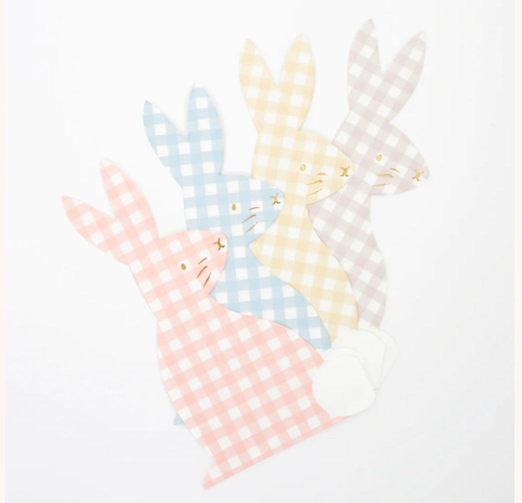 Gingham Bunny Napkins