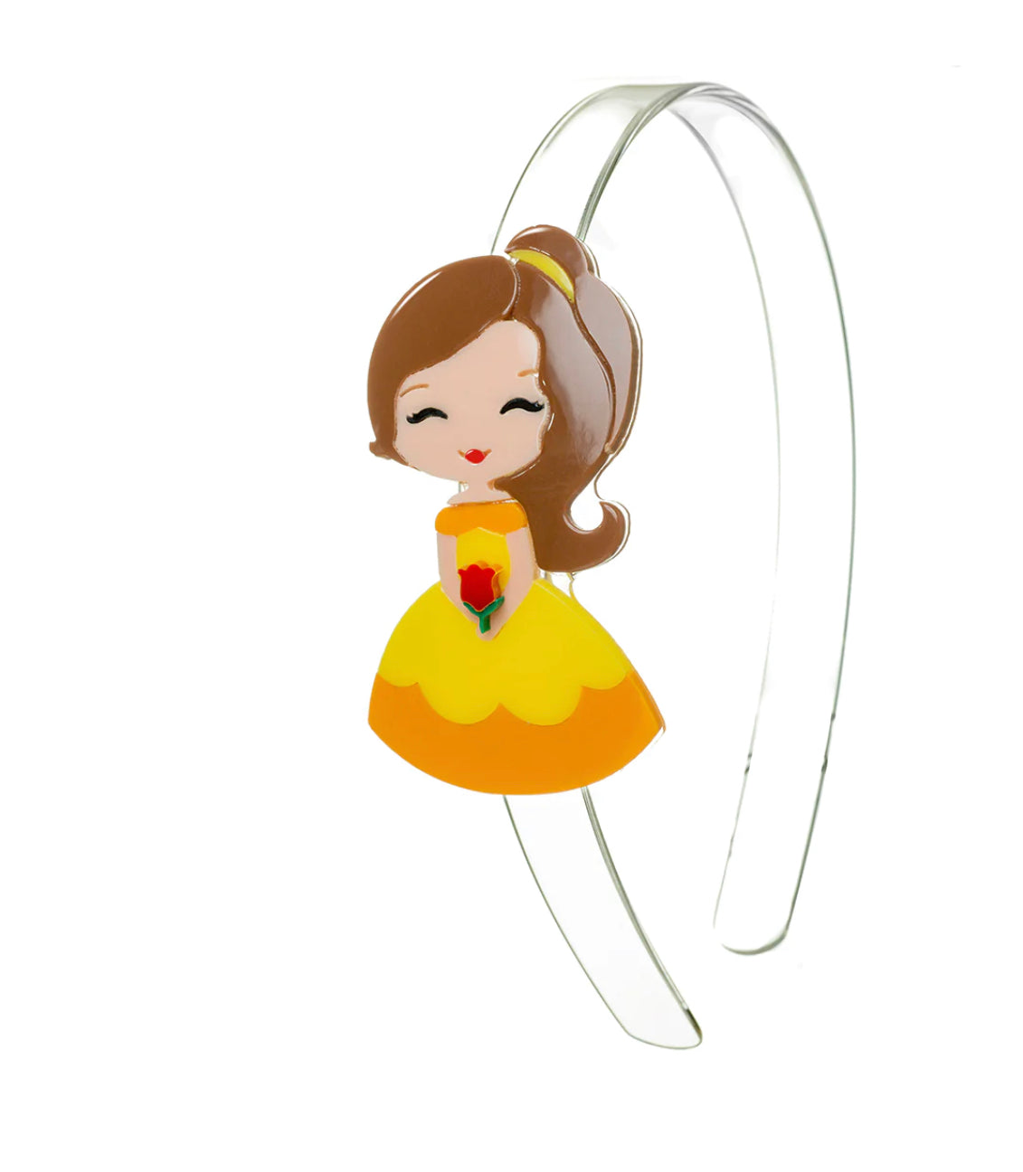Cute Doll Belle Yellow Dress Headband