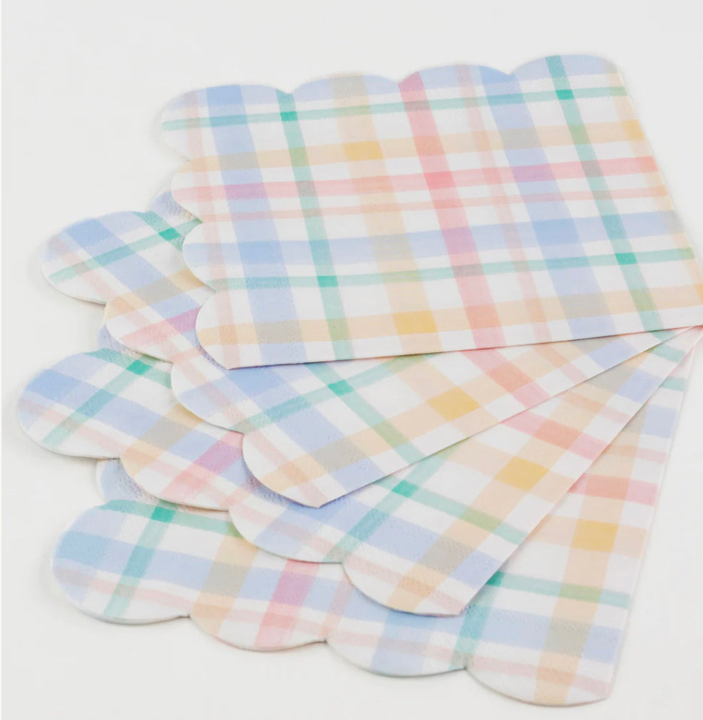 Plaid Large Napkins
