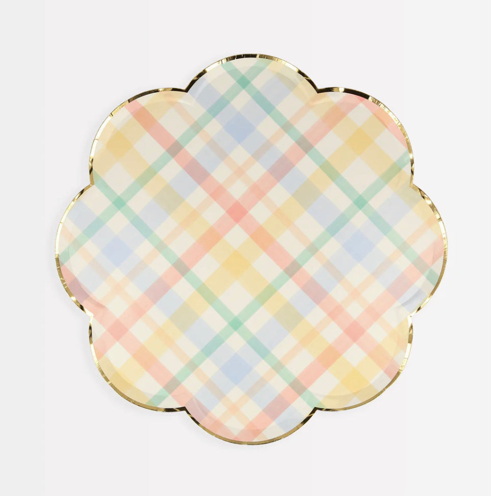 Plaid Side Plates