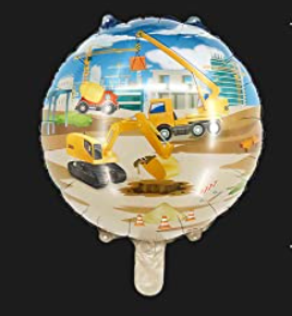 Construction Trucks Balloon