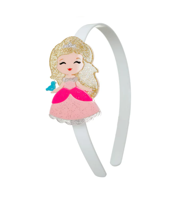 Cute Doll Sleeping Beauty Light Pink Dress Headband