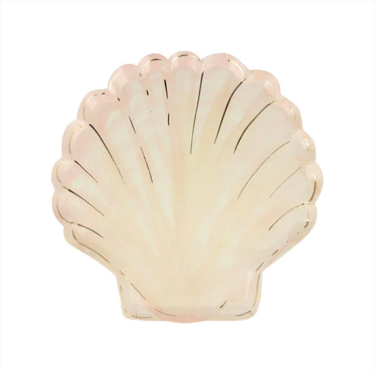 Watercolor Clam Shell Plates