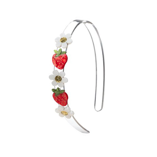 Strawberry & Daisies Headband
