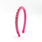 Velvet Stones Pink Headband