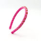 Velvet Stones Pink Headband