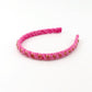 Velvet Stones Pink Headband