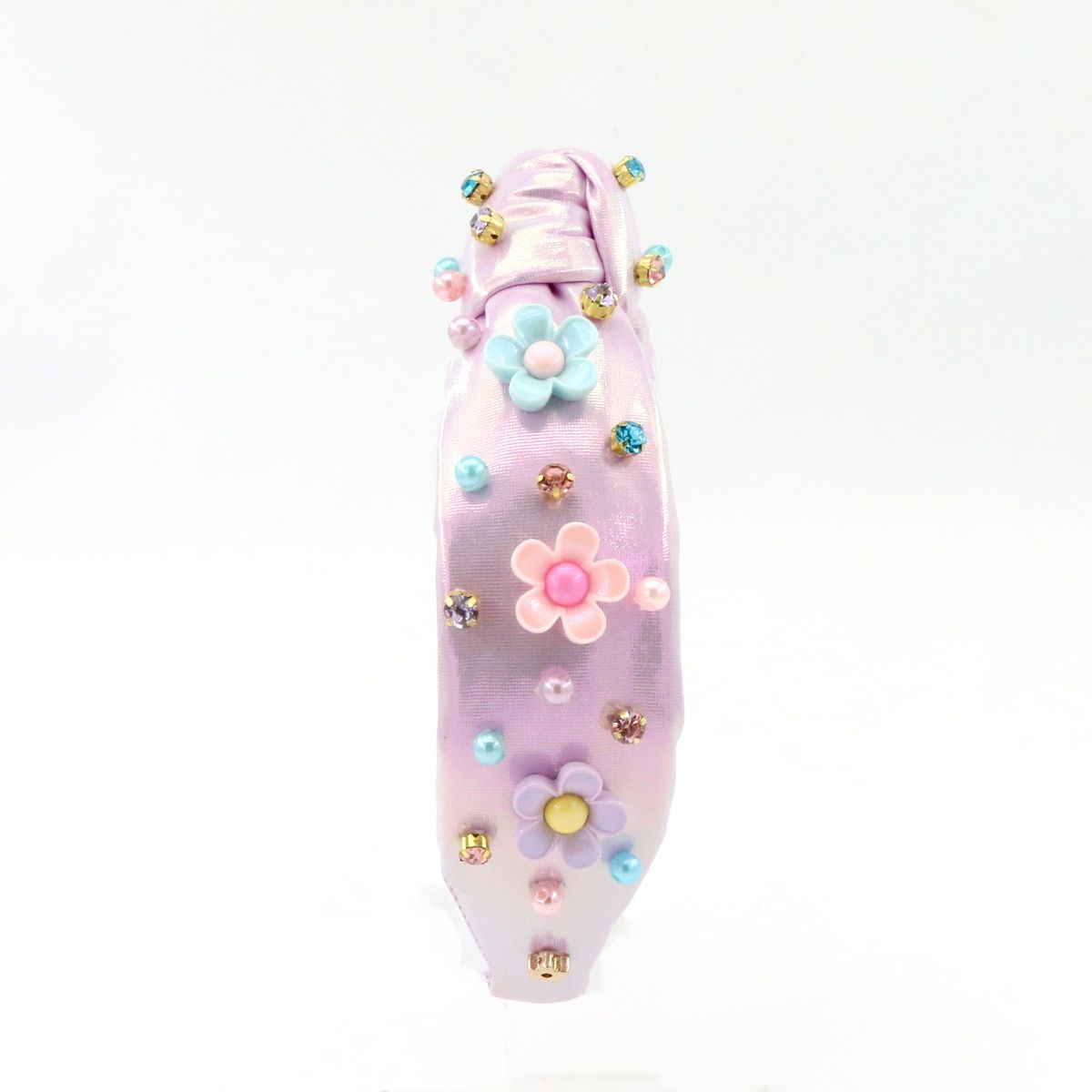 Pastel Shimmer Flower Knotted Headband