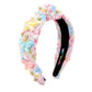 Flowers and Butterflies Knotted Headband