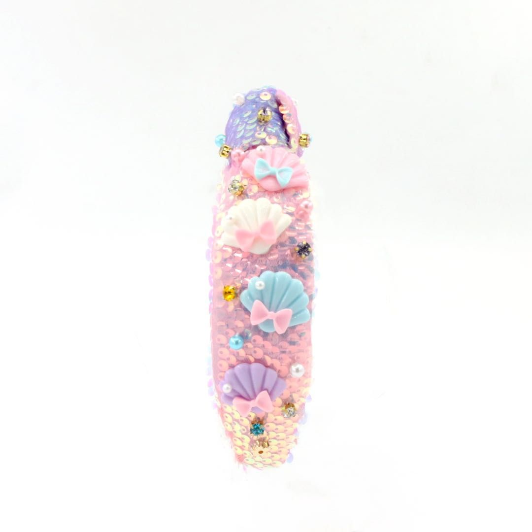 Seashell Sparkles Knotted Headband