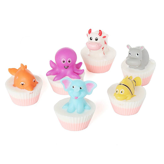 Zoo Theme Toy Cupcake Soap