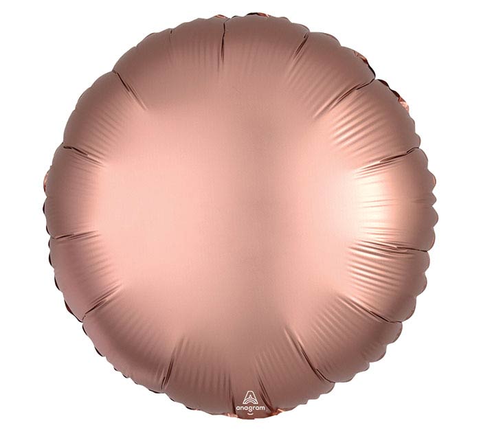 Satin Luxe Rose Copper Standard Foil Balloon