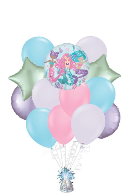Shimmering Mermaid Balloon Bouquet