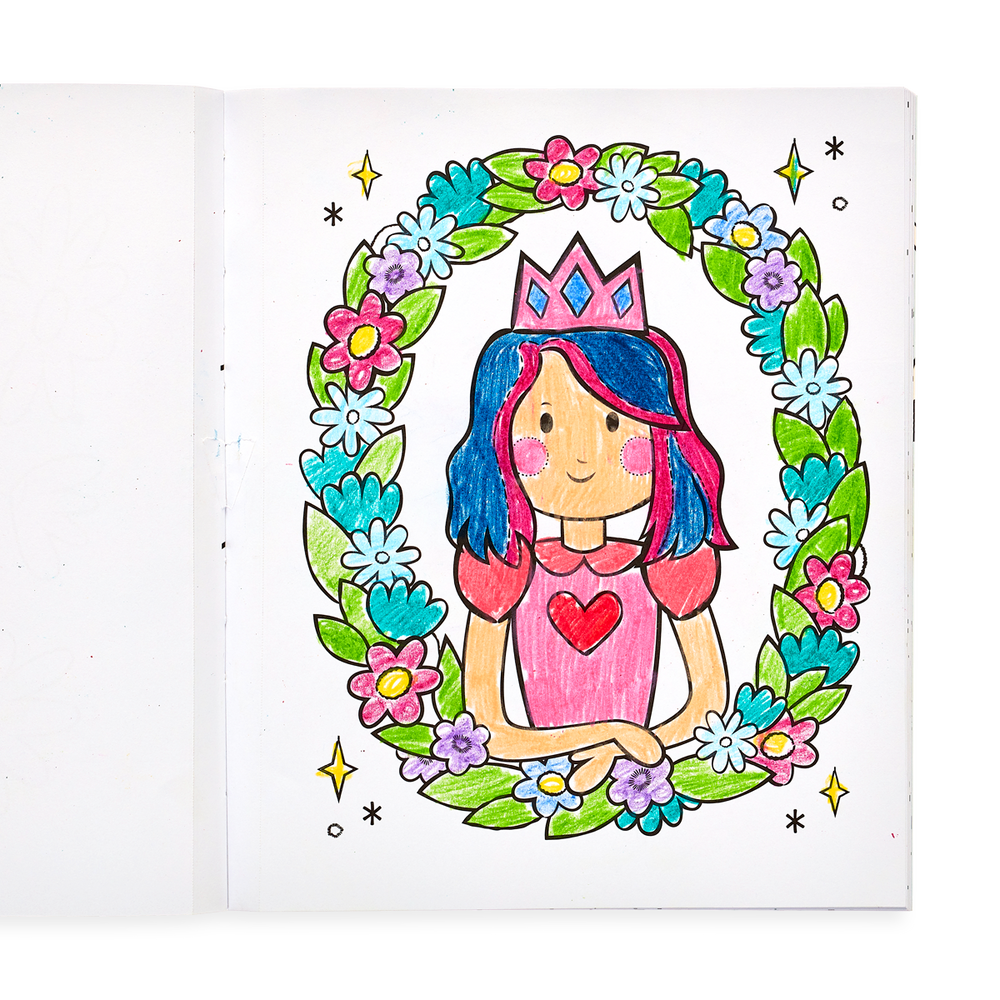 Princesses and Fairies Coloring Book