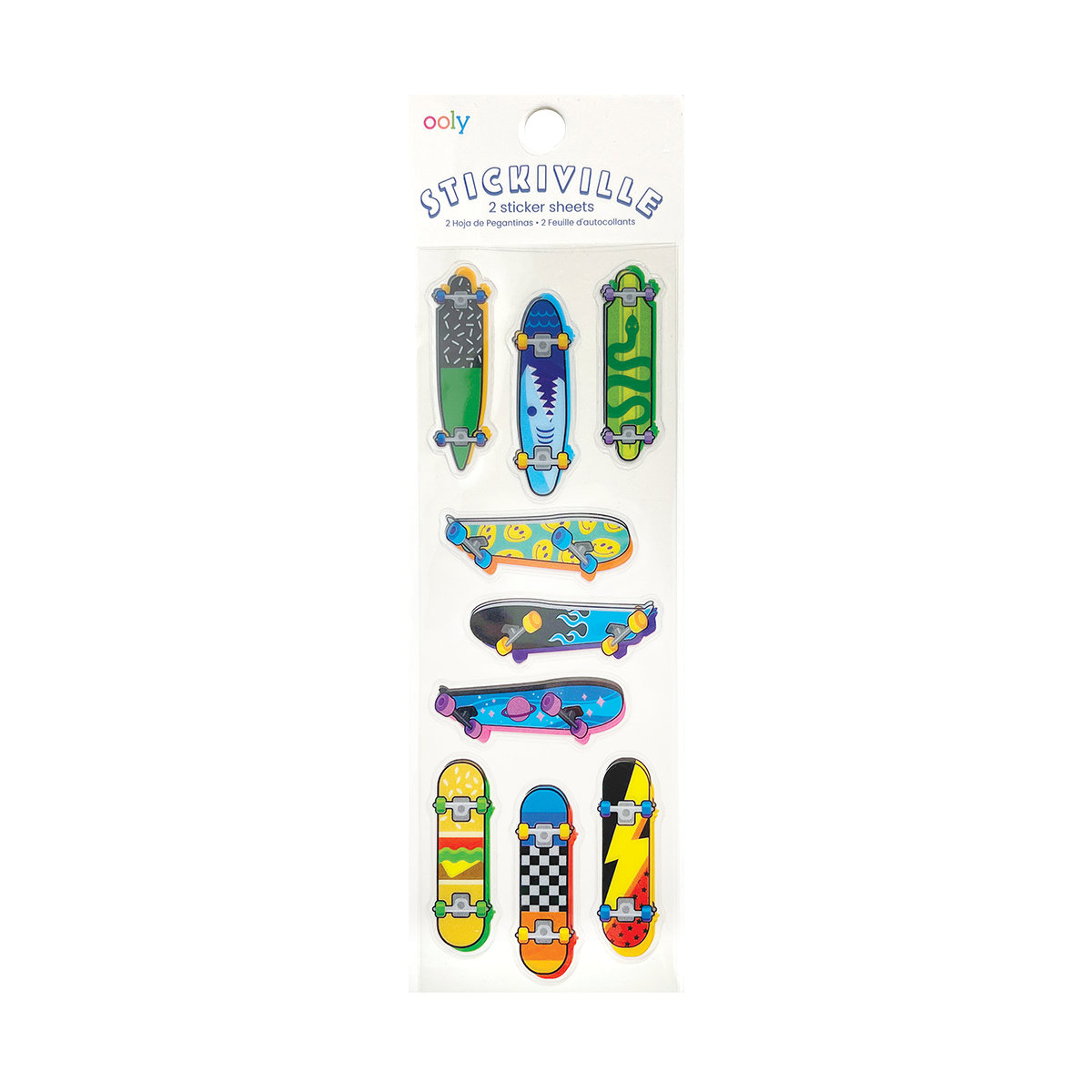 Stickiville Stickers: Skateboards