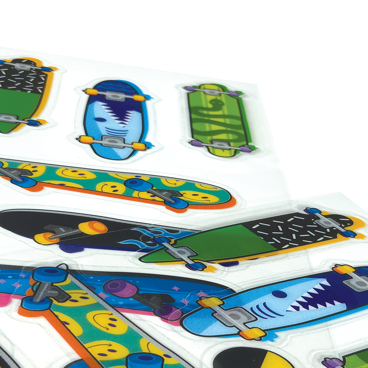 Stickiville Stickers: Skateboards
