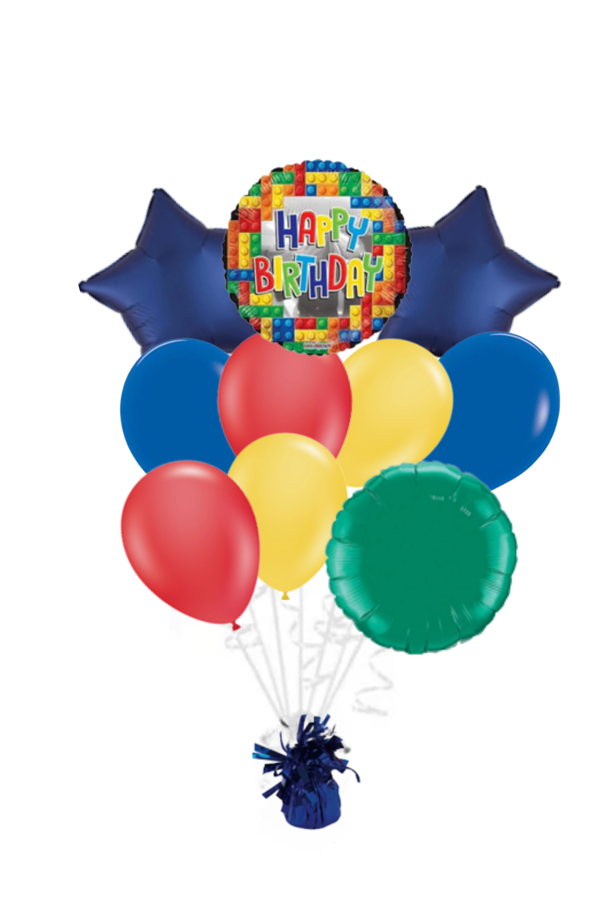 Lego Happy Birthday Balloon Bouquet