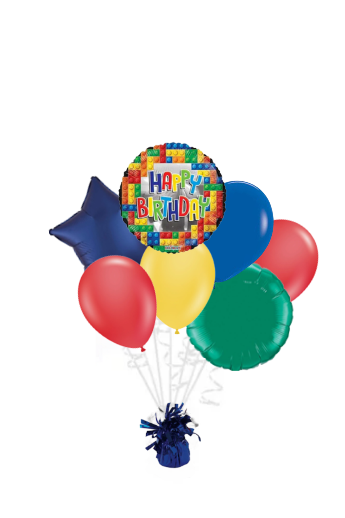 Lego Happy Birthday Balloon Bouquet