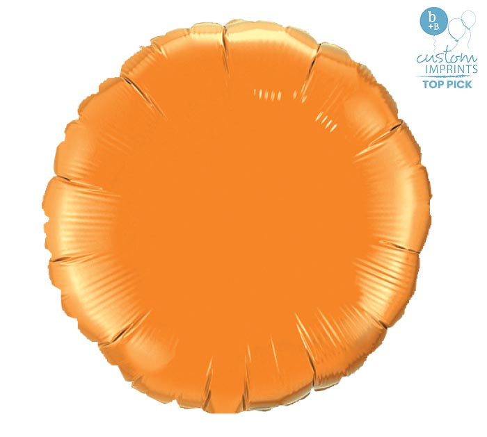 Orange Standard Foil Balloon