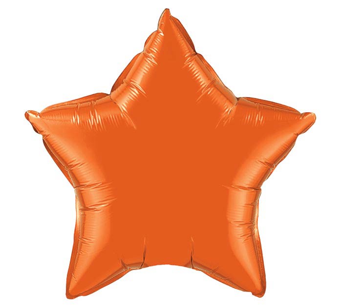 Orange Standard Foil Balloon