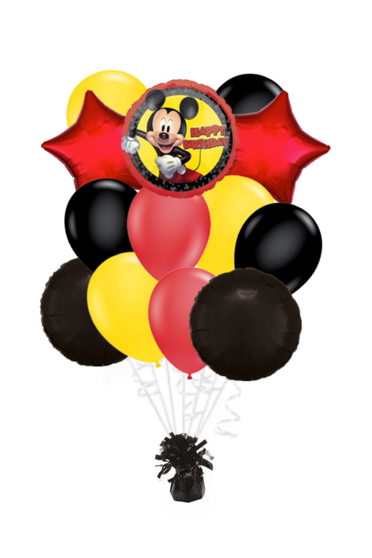 Mickey Mouse Happy Birthday Balloon Bouquet