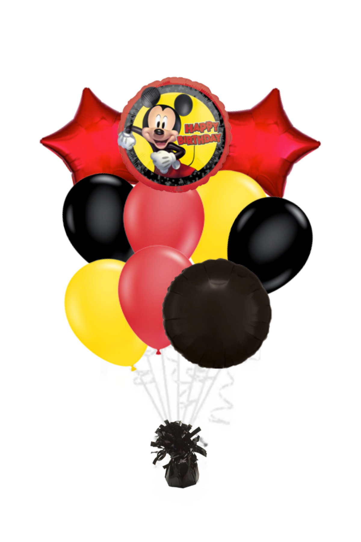 Mickey Mouse Happy Birthday Balloon Bouquet