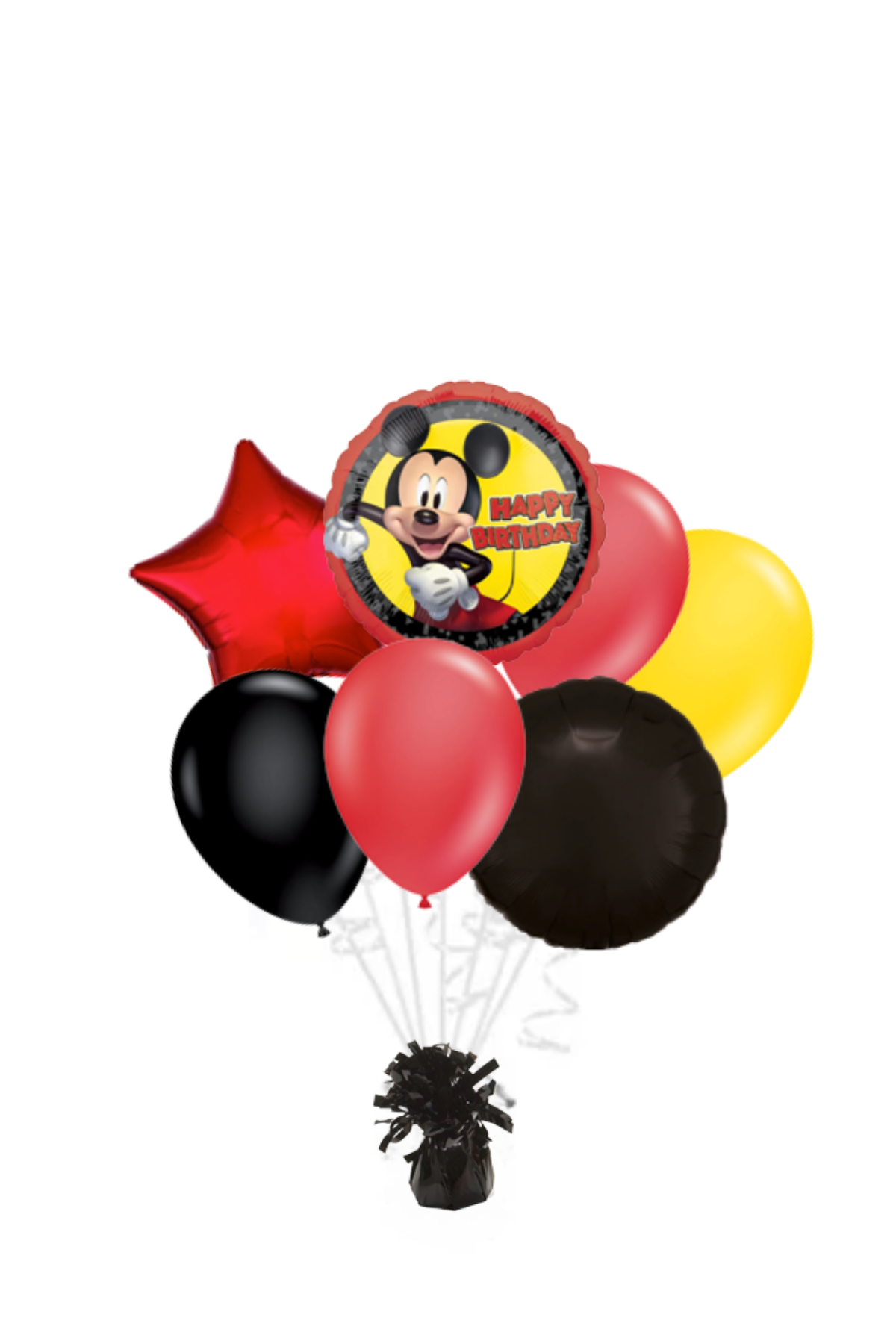 Mickey Mouse Happy Birthday Balloon Bouquet