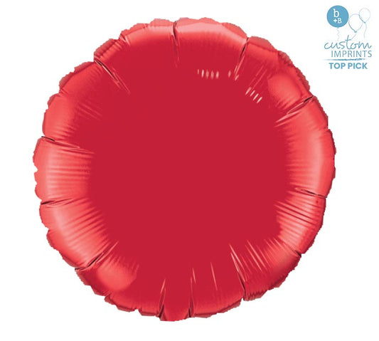 Ruby Red Standard Foil Balloon