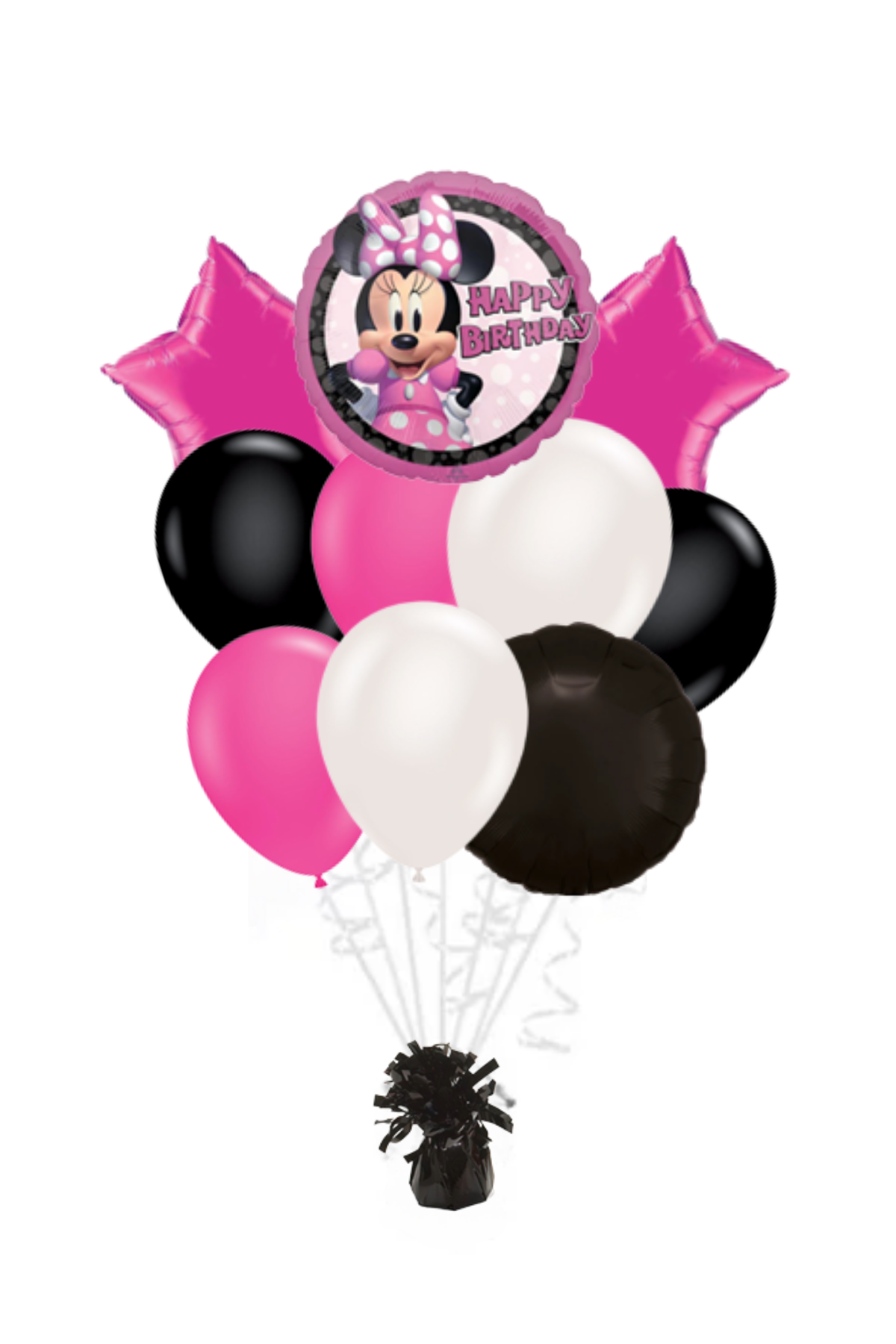 Minnie Mouse Happy Birthday Balloon Bouquet