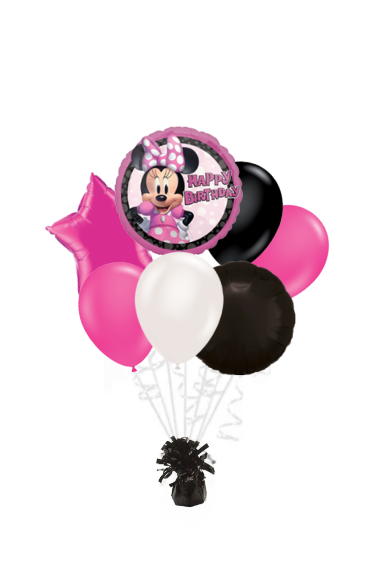 Minnie Mouse Happy Birthday Balloon Bouquet