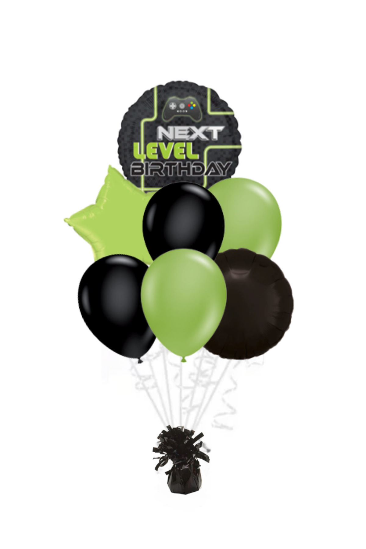 Next Level Happy Birthday Balloon Bouquet