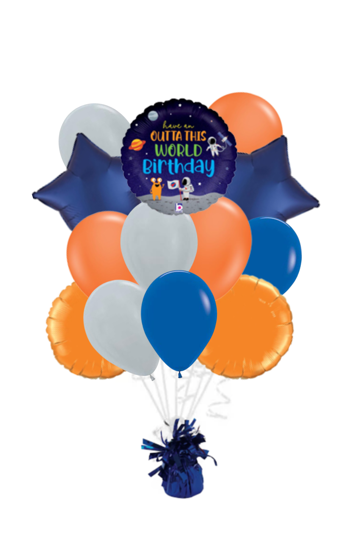 Outta this World Happy Birthday Balloon Bouquet