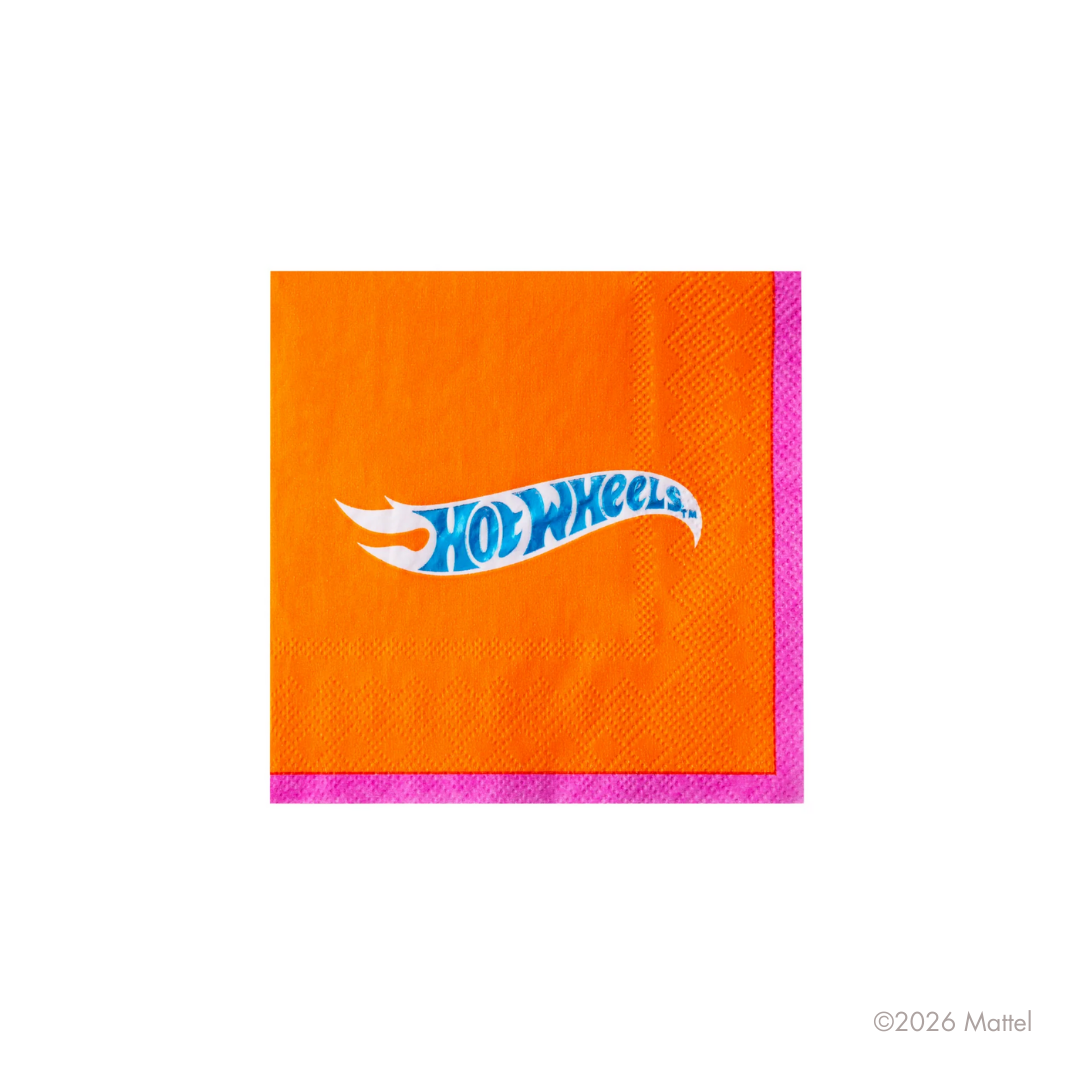 Hot Wheels X Bonjour Fete Orange Small Napkin