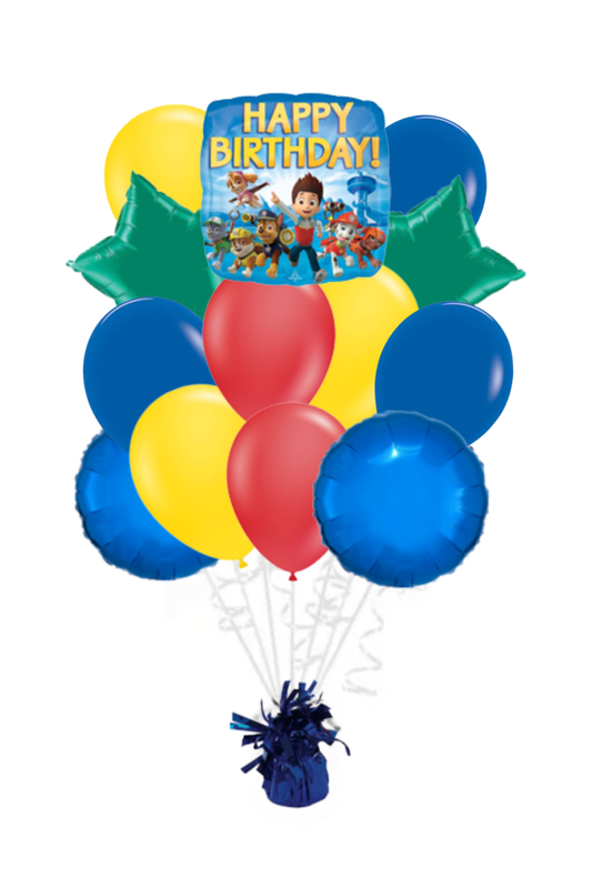 Paw Patrol Happy Birthday Balloon Bouquet