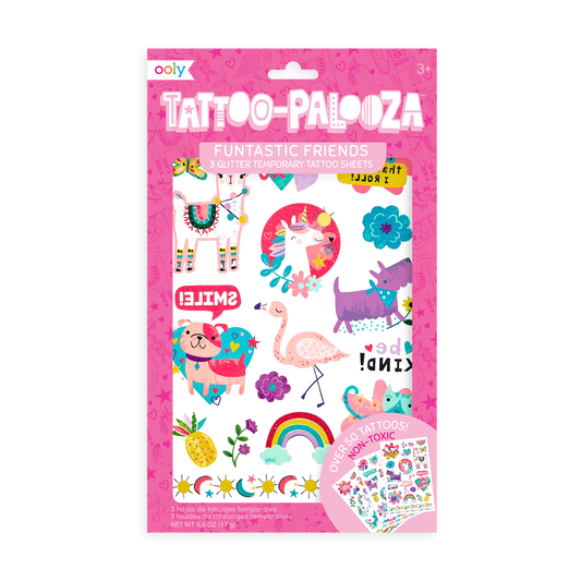 Tattoo-Palooza Temporary Tattoos - Funtastic Friends